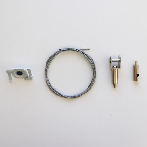 Ceiling Grid Saddle Clip Hanging Kit - 12mm / Silver