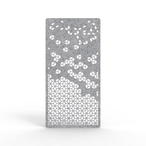 Acouline Cell Hanging Screen - 2400mm x 1200mm / Flint 030 / 12mm