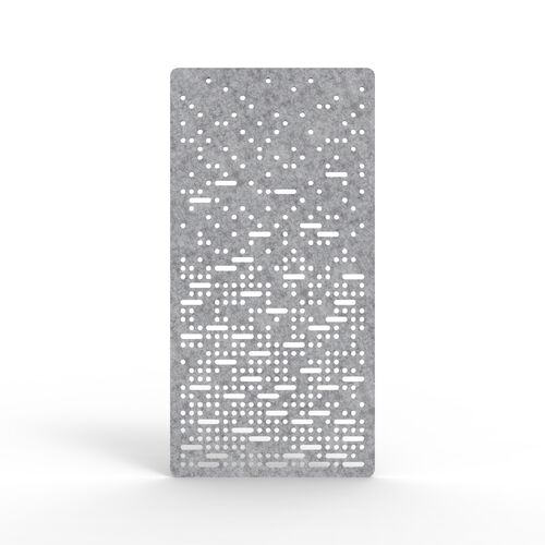 Acouline Pulse Hanging Screen - 2400mm x 1200mm / Flint 030 / 12mm