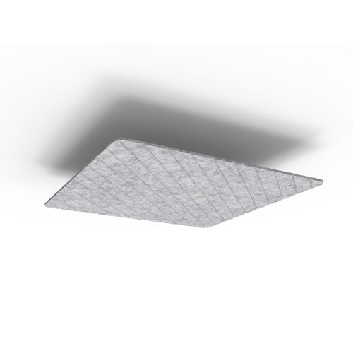 V Groove Glide Core Hanging Ceiling Panels - 1200mm x 1200mm / Flint 030 / 24mm