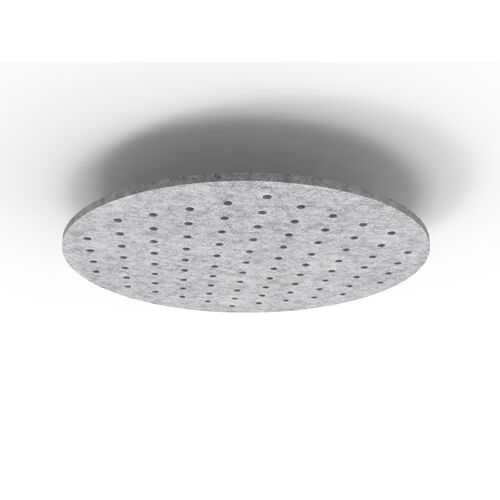 Ripple Halo Hanging Ceiling Panels - 1180mm Dia / Flint 030 / 24mm