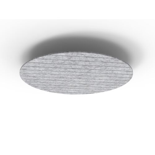 V Groove Halo Hanging Ceiling Panels - 1180mm Dia / Flint 030 / 24mm