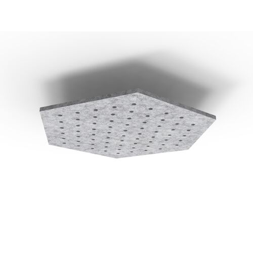 Ripple Hive Hanging Ceiling Panels - 1180mm Dia / Flint 030 / 24mm