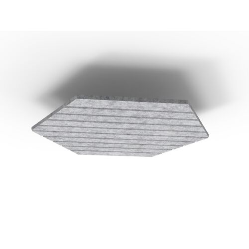 V Groove Hive Hanging Ceiling Panels - 1180mm Dia / Flint 030 / 24mm