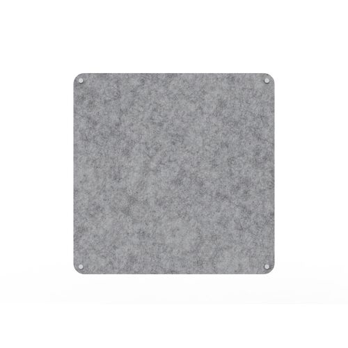 Acouline Frameless Pinboard - 1200mm x 1200mm / Flint 030