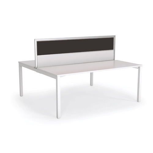 Axis Double Sided Desk with Black Screen - 1800 x 600