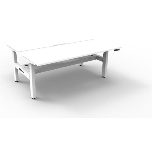 Boost+ Back-to-Back 1500 x 750mm - White/White - Without Screen  - With Cable Tray
