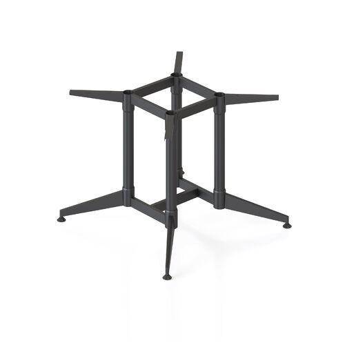 Typhoon Round Meeting Table Frame - 892mm x 892mm x 725mm H / Black P/C All Over