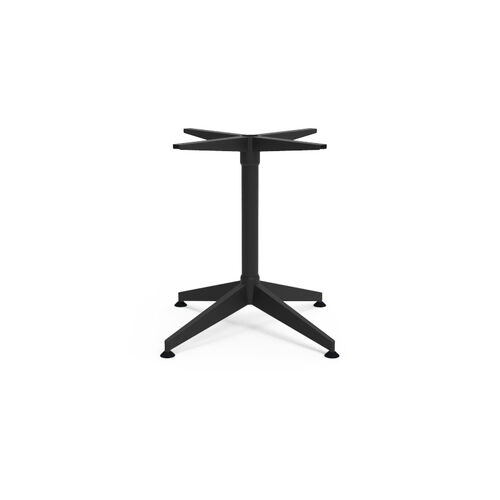 Typhoon 4 Star Round Meeting Table Frame - 752mm x 752mm x 725mm H / Black P/C All Over