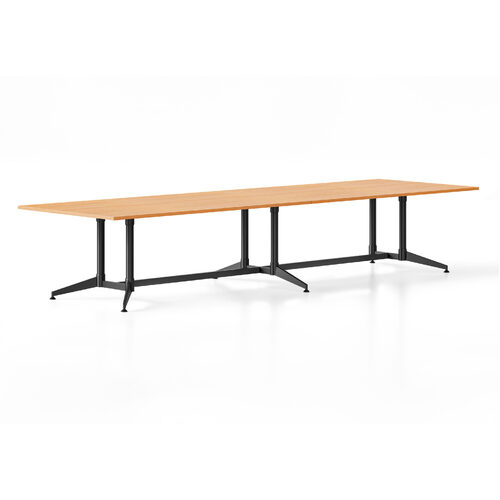Typhoon Meeting & Boardroom Tables [Colour: Beech] [size: 3200mm W x 1200mm D]