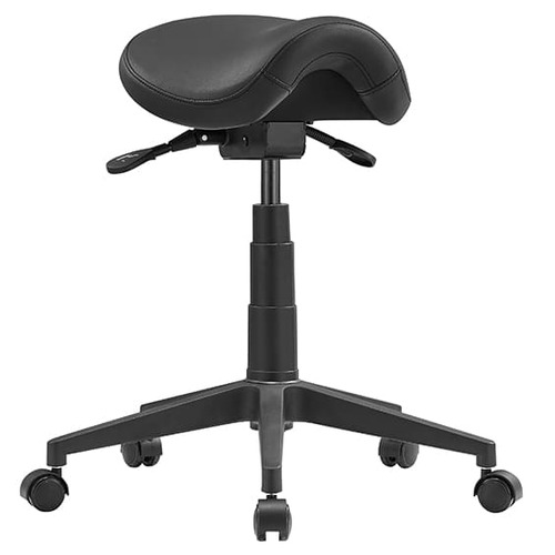 Ergo Black Office Saddle Chair
