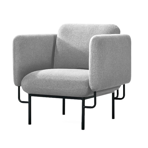 CAPRI 1 Seater Light Grey