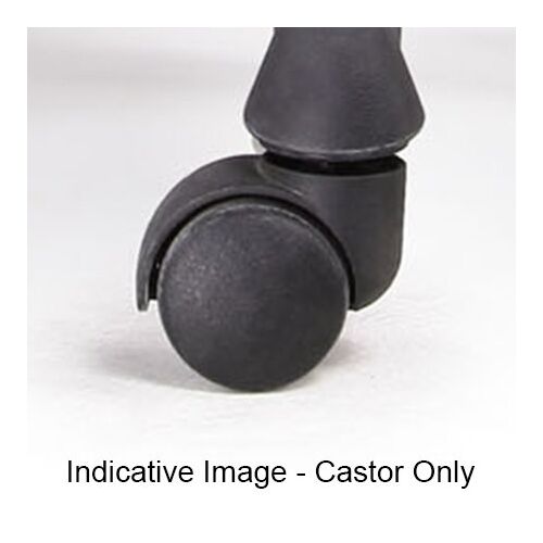 Set of 5 Black Chair Castors