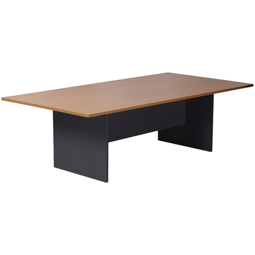 Express Beech Rectangular Boardroom Table - 2400mm