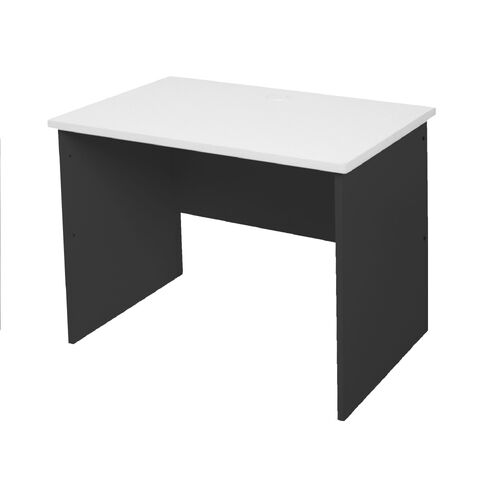 Express Small Home Office Desk - White/Ironstone