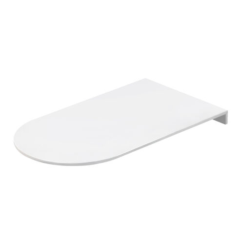 D-End Table Top - 1800 x 1000mm - Natural White