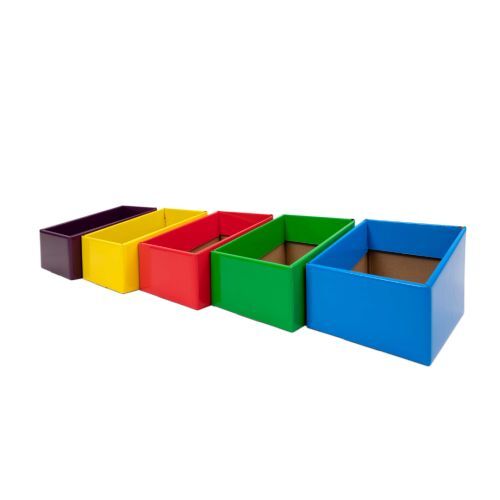 Classroom Story Boxes - Assorted Brights Pack of 5