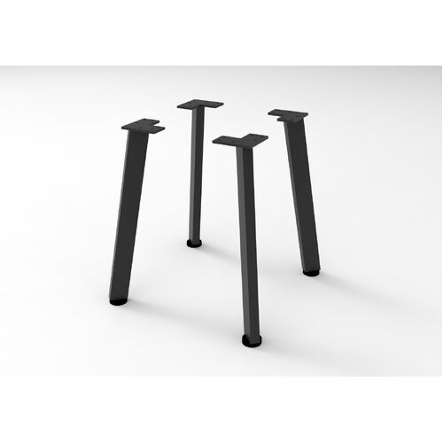 Eternity Coffee Table Leg Set - Black P/C