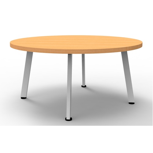 900MM DIA Eternity Coffee Table - Beech/White Satin