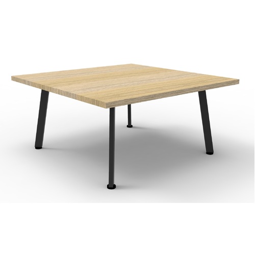 900X900 Eternity Coffee Table - Natural Oak/Black