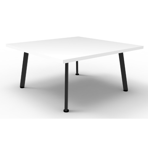 900X900 Eternity Coffee Table - Natural White/Black