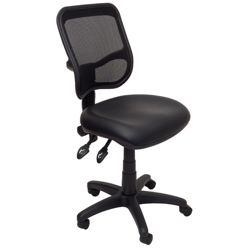 Excel Medium Back Ergonomic Office Chair Black Pu
