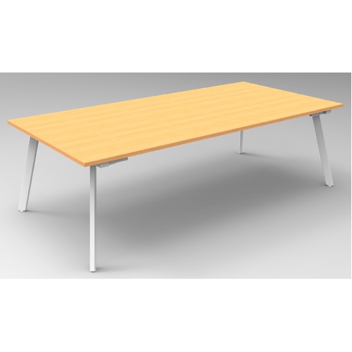 Eternity Meeting Table 2400mm  x 1200mm [Top Colour: Beech]