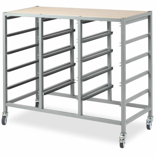Creative Kids 15 Bay Tote Tray Mobile Storage Trolley Frame