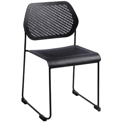 Frame Black Stackable Sled Base Visitor Chair