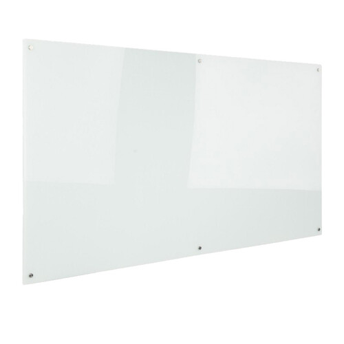 Express Magnetic Office Glass Writing Board Wall Mountable - 1800mm x 900mm