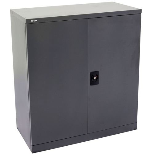Go Steel Grey 1000mm High Stationary Cupboard