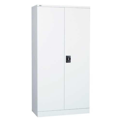Go Steel White 1800mm High Stationary Cupboard