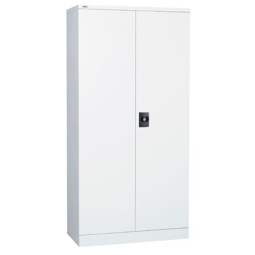 Go Steel White 2000mm High Stationary Cupboard