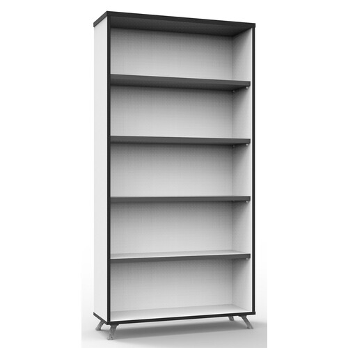 Infinity Large White Office Storage Bookcase