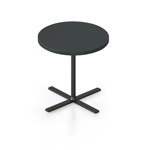 Kolo Side & Coffee Table [size: 500mm x 457mm] [Top Colour: Black] [Base Colour: Black P/C]