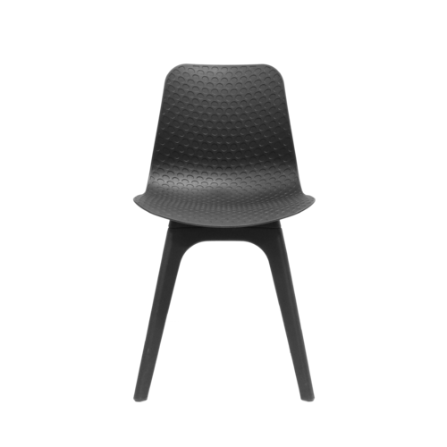 Lucid Visitor Breakout Room Chair - Black Legs Black Seat