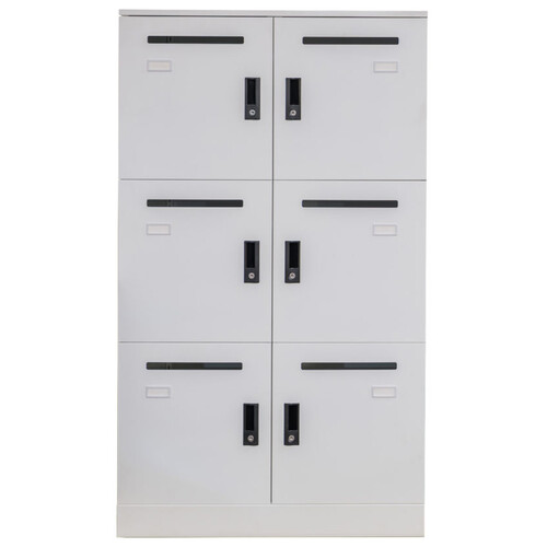 Go White Office Locker Unit