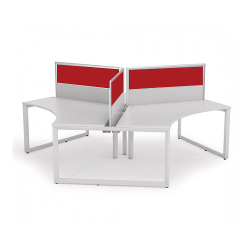 Anvil 3 Pod Workstation with Red Screens