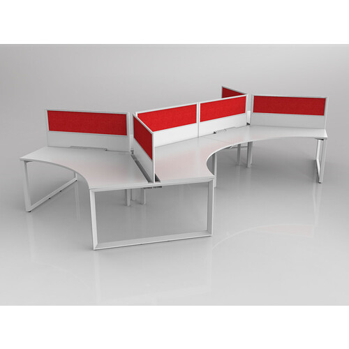 Anvil 6 Pod Workstation with Red Screens