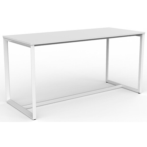 Anvil Bar Height Table White Frame White Top - 2100mm x 900mm