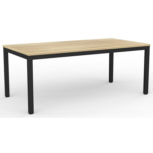 Axis Meeting Training Table Black New Oak - 1800mm x 900mm