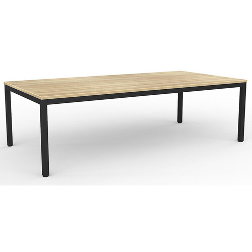Axis Meeting Training Table Black New Oak - 2400mm x 1200mm
