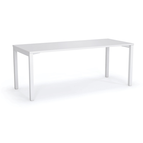 Axis White Straight Home Office Desk - 1600 x 750
