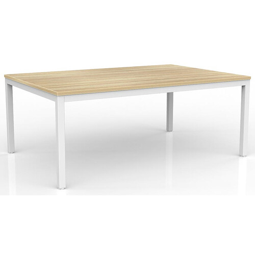 Axis Meeting Training Table White New Oak - 1800mm x 1200mm