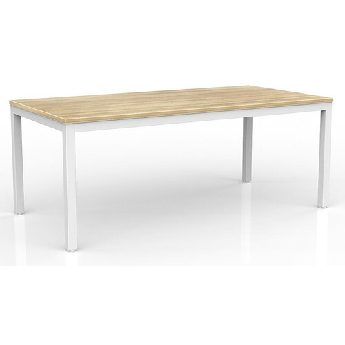 Axis Meeting Training Table White New Oak -  2100mm x 900mm