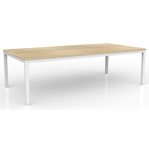 Axis Meeting Training Table White New Oak - 2400mm x 1200mm
