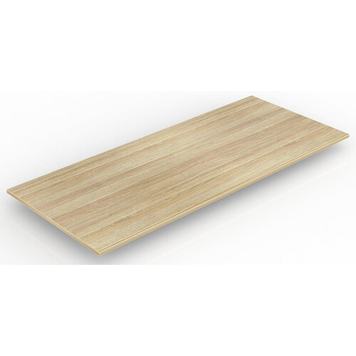 New Oak 25mm Melamine Rectangle Desk Top - 2100mm x 900mm
