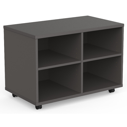 EkoSystem Mobile Bookcase Caddy Charcoal