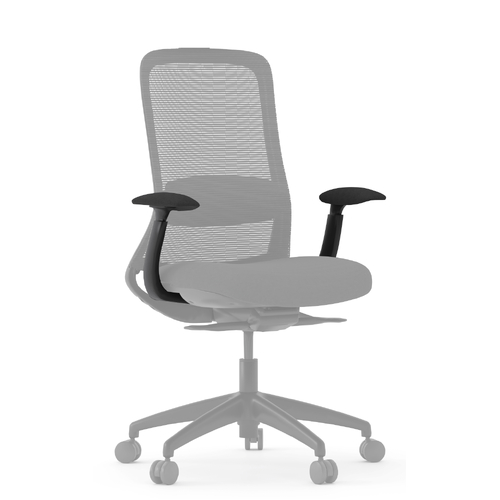 Engage Meeting Task Chair Adjustable Arm [Colour: Black]