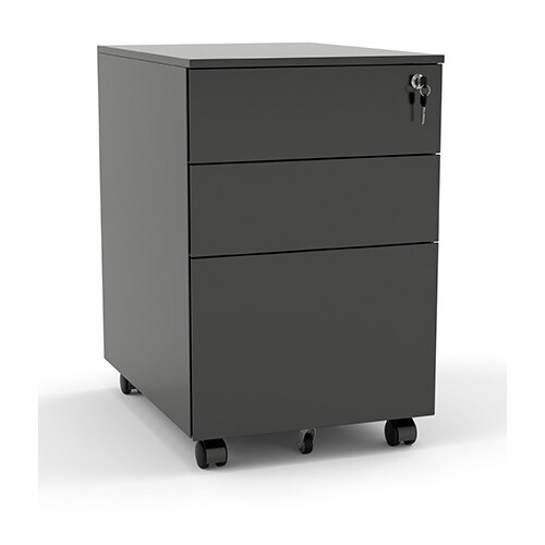Agile Black Mobile Drawer Unit